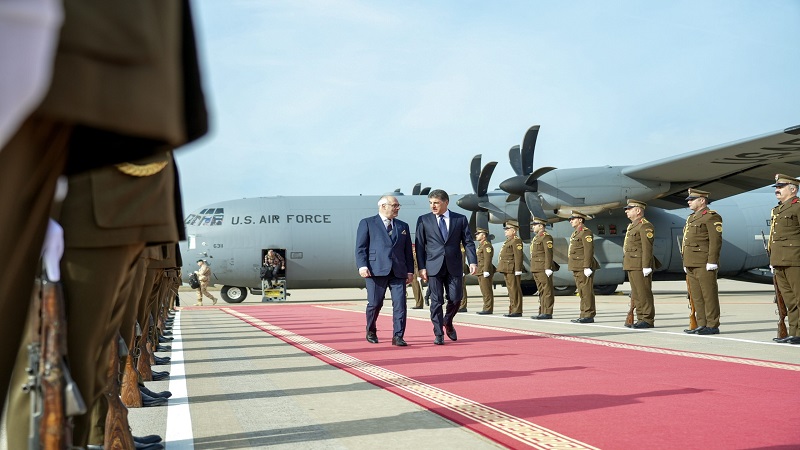 سه‌رۆكى هه‌رێمى كوردستان پێشوازى له‌ سه‌رۆكى ئیستۆنیا ده‌كات